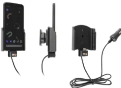 Brodit Aktiv hållare med USB-kabel och cigg-adapter, Google Pixel 4