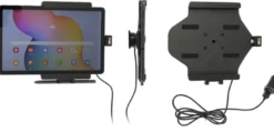 Brodit Aktiv hållare med USB-kabel och cigg-adapter, Samsung Galaxy Tab S6 Lite SM-P610/SM-P615