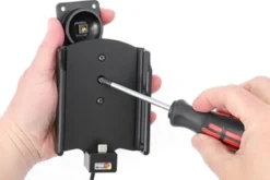 Brodit Aktiv hållare med USB-kabel och cigg-adapter, Samsung Galaxy A52 SM-A52F/DS/A52S 5G SM-A528B. SM-A528B/DS
