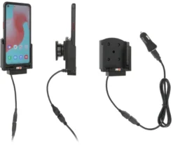 Brodit Aktiv hållare med USB-kabel och cigg-adapter, Samsung Galaxy Xcover Pro SM-G715