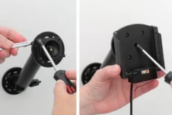 Brodit Aktiv hållare med USB-kabel och cigg-adapter, Samsung Galaxy Xcover Pro SM-G715