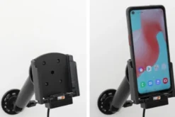 Brodit Aktiv hållare med USB-kabel och cigg-adapter, Samsung Galaxy Xcover Pro SM-G715