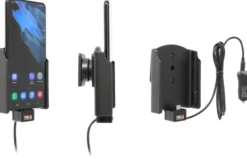 Brodit Aktiv hållare med USB-kabel och cigg-adapter, Samsung Galaxy S21+ 5G SM-G996B/SM-G996B/DS