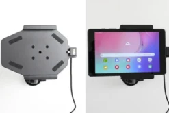 Brodit Aktiv hållare med USB-kabel och cigg-adapter, Samsung Galaxy Tab A 8.0 (2019 SM-T290/SM-T295)