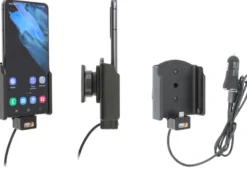 Brodit Aktiv hållare med USB-kabel och cigg-adapter, Samsung Galaxy S21 5G SM-G991B/SM-G991B/DS