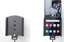 Brodit Aktiv hållare med USB-kabel och cigg-adapter, Samsung Galaxy S20 Ultra 5G (SM-G988B)/S21 Ultra 5G SM-G9988/DS