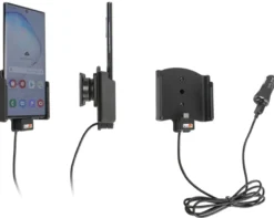 Brodit Aktiv hållare med USB-kabel och cigg-adapter, Samsung Galaxy Note 10+ 5G/SM-N975