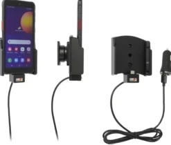 Brodit Aktiv hållare med USB-kabel och cigg-adapter, Samsung Galaxy Xcover 5