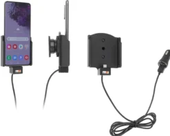 Brodit Aktiv hållare med USB-kabel och cigg-adapter, Samsung Galaxy S20 4G, 5G (SM-G981B/SM-G981F)