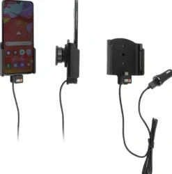 Brodit Aktiv hållare med USB-kabel och cigg-adapter, Samsung Galaxy A70 (SM-A705)