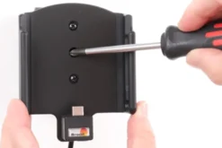Brodit Aktiv hållare med USB-kabel och cigg-adapter, Samsung Galaxy A70 (SM-A705)