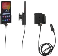 Brodit Aktiv hållare med USB-kabel och cigg-adapter, Samsung Galaxy Xcover Pro SM-G715