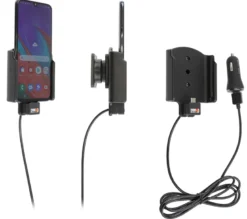 Brodit Aktiv hållare med USB-kabel och cigg-adapter, Samsung Galaxy A40 (SM-A405)