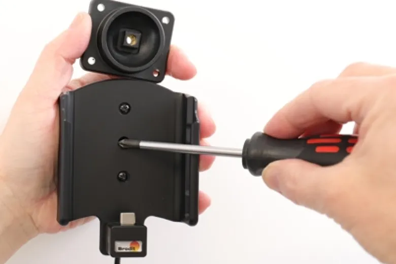 Brodit Aktiv hållare med USB-kabel och cigg-adapter, Samsung Galaxy S10e