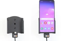 Brodit Aktiv hållare med USB-kabel och cigg-adapter, Samsung Galaxy S10