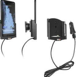 Brodit Aktiv hållare med USB-kabel och cigg-adapter, Google Pixel 3 XL