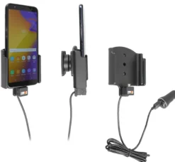 Brodit Aktiv hållare med USB-kabel och cigg-adapter, Samsung Galaxy J4+ (SM-J415)