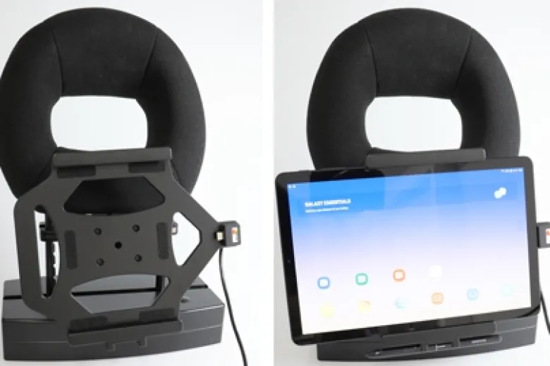 Brodit Aktiv hållare med USB-kabel och cigg-adapter, Samsung Galaxy Tab S4 10.5 SM-T830/SM-T835