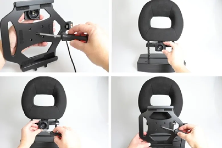 Brodit Aktiv hållare med USB-kabel och cigg-adapter, Samsung Galaxy Tab S4 10.5 SM-T830/SM-T835
