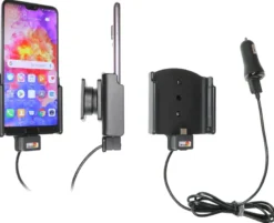 Brodit Aktiv hållare med USB-kabel och cigg-adapter, Huawei P20 Pro