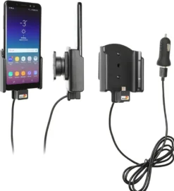 Brodit Aktiv hållare med USB-kabel och cigg-adapter, Samsung Galaxy A8 (2018)