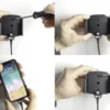 Brodit Aktiv hållare med USB-kabel och cigg-adapter, Apple iPhone 11/11 Pro/X/XR/Xs
