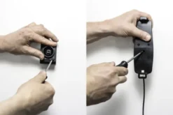 Brodit Aktiv hållare med USB-kabel och cigg-adapter, Samsung Galaxy S10+/S8+/S9+