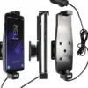 Brodit Aktiv hållare med USB-kabel och cigg-adapter, Samsung Galaxy S10/S8/S9