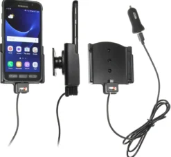 Brodit Aktiv hållare med USB-kabel och cigg-adapter, Samsung Galaxy S7 Active