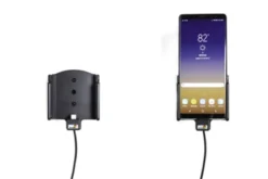 Brodit Aktiv hållare med USB-kabel och cigg-adapter, Samsung Galaxy Note 8