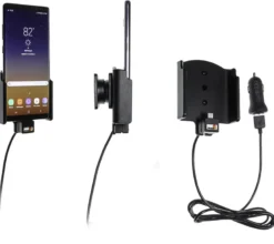 Brodit Aktiv hållare med USB-kabel och cigg-adapter, Samsung Galaxy Note 8