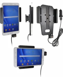 Brodit Aktiv hållare med USB-kabel och cigg-adapter, Samsung Galaxy Tab A 7.0 (2016) SM-T280/SM-T285