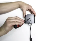 Brodit Aktiv hållare med USB-kabel och cigg-adapter, Samsung Galaxy S8 Active