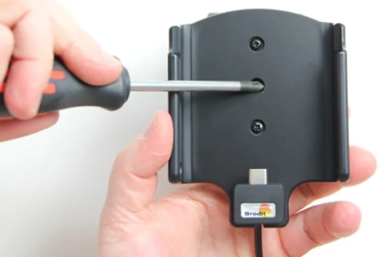 Brodit Aktiv hållare med USB-kabel och cigg-adapter, Samsung Galaxy S8+