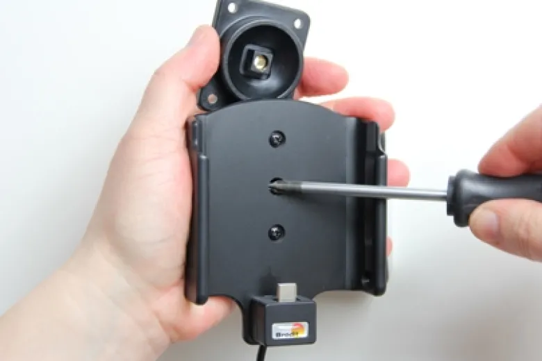 Brodit Aktiv hållare med USB-kabel och cigg-adapter, Samsung Galaxy S8+