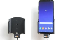 Brodit Aktiv hållare med USB-kabel och cigg-adapter, Samsung Galaxy S8+