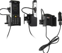 Brodit Aktiv hållare med USB-kabel och cigg-adapter, CAT B100