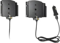 Brodit Aktiv hållare med USB-kabel och cigg-adapter, Samsung Galaxy S24 Ultra SM-S928B/DS/S24+ SM-S926B/DS/S25 Ultra/S25+