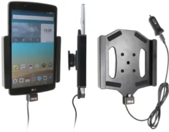 Brodit Aktiv hållare med USB-kabel och cigg-adapter, LG G Pad F 8.0