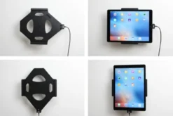 Brodit Aktiv hållare med USB-kabel och cigg-adapter, Apple iPad Pro 12.9 (A1584, A1652, A1670, A1671)
