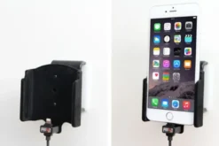 Brodit Aktiv hållare med USB-kabel och cigg-adapter, Apple iPhone 6S Plus/7 Plus/8 Plus/Xs Max