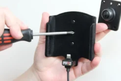 Brodit Aktiv hållare med USB-kabel och cigg-adapter, Apple iPhone 6S Plus/7 Plus/8 Plus/Xs Max