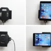 Brodit Aktiv hållare med USB-kabel och cigg-adapter, Apple iPad Mini 2019/4 (A1538, A1550)/5th Gen (A2124, A2125, A2126, A2133)