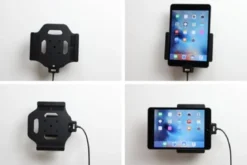 Brodit Aktiv hållare med USB-kabel och cigg-adapter, Apple iPad Mini 2019/4 (A1538, A1550)/5th Gen (A2124, A2125, A2126, A2133)