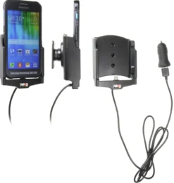 Brodit Aktiv hållare med USB-kabel och cigg-adapter, Samsung Galaxy Xcover 3