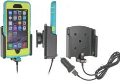 Brodit Aktiv hållare med USB-kabel och cigg-adapter, Apple iPhone 6/6S