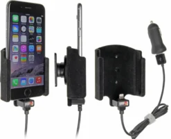 Brodit Aktiv hållare med USB-kabel och cigg-adapter, Apple iPhone 6/6S/7