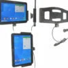 Brodit Aktiv hållare med USB-kabel och cigg-adapter, Samsung Galaxy Tab 4 10.1 SM-T530/SM-T531/SM-T535