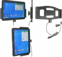Brodit Aktiv hållare med USB-kabel och cigg-adapter, Samsung Galaxy Tab 4 10.1 SM-T530/SM-T531/SM-T535