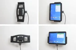 Brodit Aktiv hållare med USB-kabel och cigg-adapter, Samsung Galaxy Tab 4 10.1 SM-T530/SM-T531/SM-T535